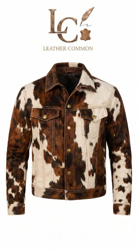 Giacca pelle uomo marrone - giacca, in