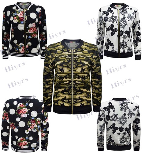 Donna bomber giubbino stampato - bomber,