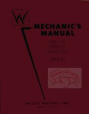 Jeep Negozio Manuale Servizio Riparazione Willys Meccanico Libro Utilità
