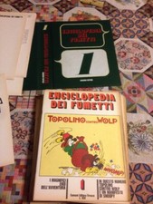 2 Volumi Cartonati Enciclopedia Dei Fumetti Completa Del 1970 Editore Sansoni