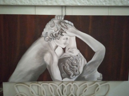 Quadro amore psiche dipinto