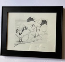 Framed Art Print Two Wood