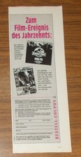 Rara Pubblicità Jurassic Park Calendario da Parete e Poster Rivista 1993