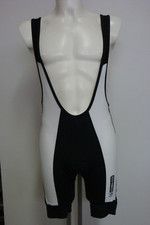 SALOPETTE BICI BICICLETTA MTB DEKO INCAS FONDELLO 3D NERO BIANCO TG. XXL