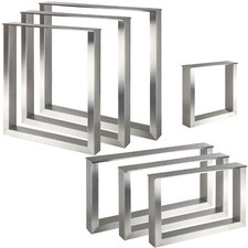 Base tavolo pattini base tavolo base tavolo KUFE vero acciaio inox SOTECH