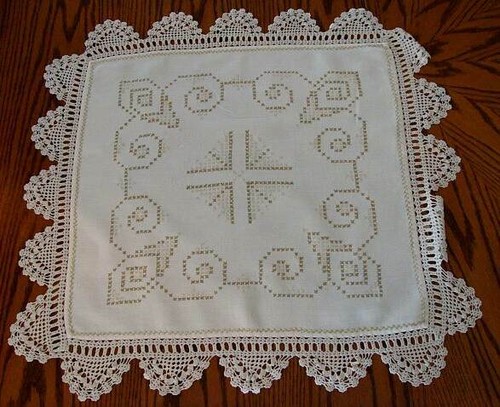 Antico centrotavola lino e - antico,