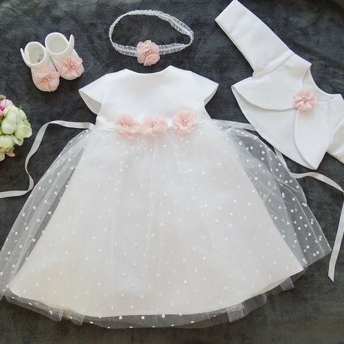 Set pezzi abito battesimo - set, da