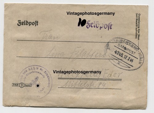 Z5106 feldpost lettera - z5106,