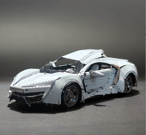 Supercar metal model - supercar,