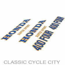 Honda CB 400 Four Decorazione Serbatoio Coperchio Laterale Scritte Tank Side Cover Decals