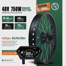 Fat bike elettrica neve 48V