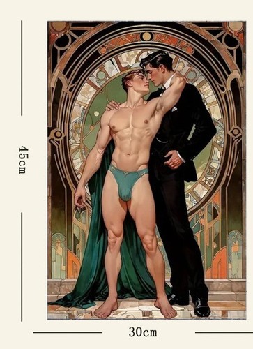Stampa artistica gay - , uomo