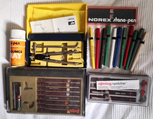 Set rapidograf rotring norex - set,