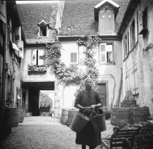 Riquewihr 1935 cour - riquewihr,