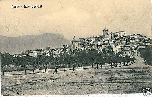 00643 cartolina epoca penne - d'epoca:,