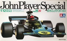 TAMIYA 1/12 JOHN PLAYER SPECIAL (JPS) LOTUS 72D F1 kit modellino auto da corsa plastica