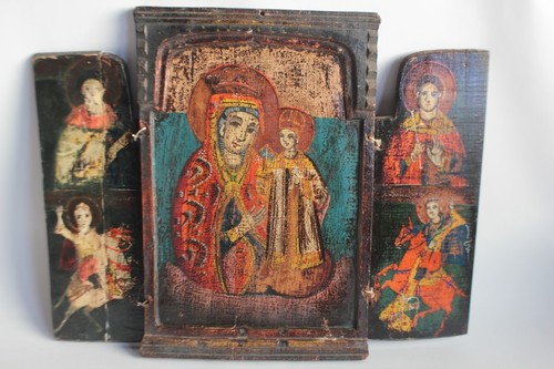 Antica icona trittico