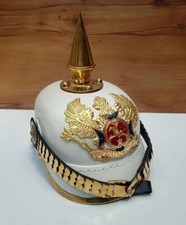 Pickelhaube tedesco in pelle