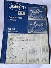 1987 KTM 125 MX Enduro Pezzi Di Ricambio Telaio M26