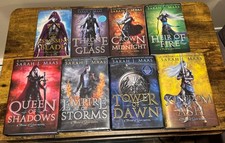 Throne of Glass Set by Sarah J. Maas OOP PB and HC 8 Books