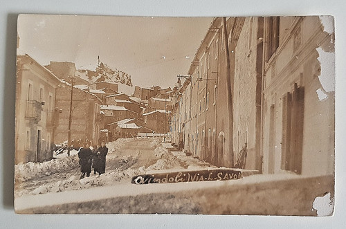 Foto epoca ovindoli - rocca, di