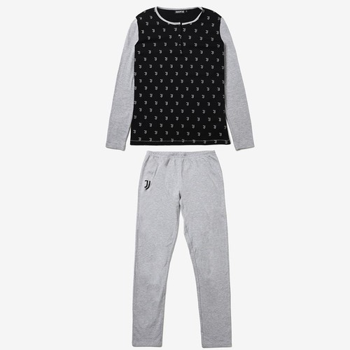 Pigiama completo maglia grigia - completo,