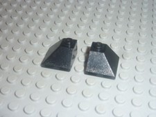 2 x LEGO Black Slope ref 3045