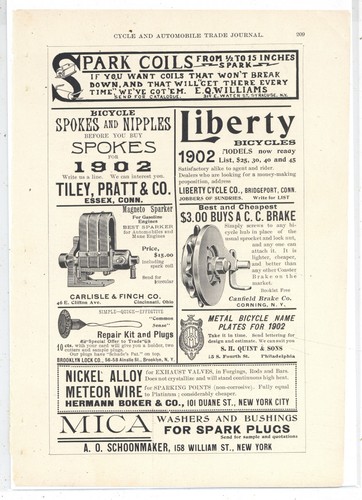 Pubblicità biciclette 1902 - pubblicità,