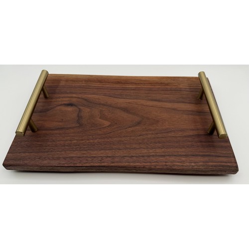 Handmade walnut wood serving - walnut,