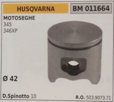 503907371 PISTONE COMPLETO DI SEGMENTI E SPIN MOTOSEGA HUSQVARNA 345 346XP Ø 42