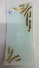 Piattino svuotatasche in vetro di Murano Petenà made in Italy 21x9x3 cm arredo