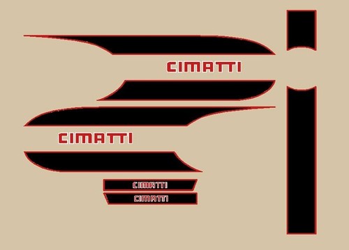 Cimatti sport serie adesivi - sport,