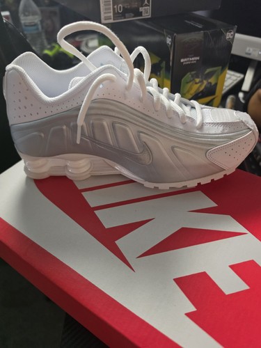 Nike shox white silver low - shox,