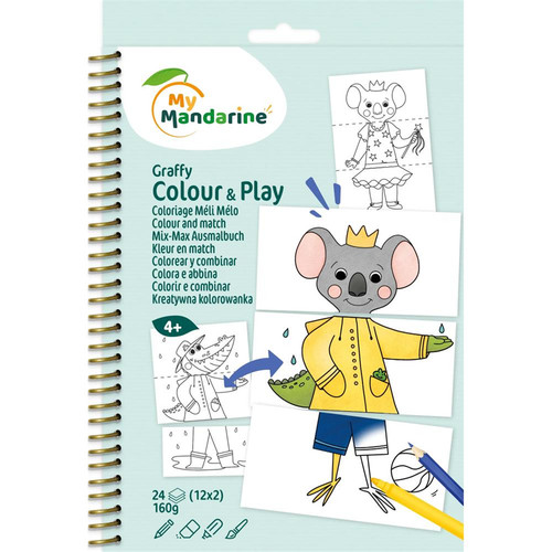 Blocco colorare graffy - blocco,