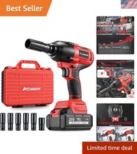 Chiave a percussione senza fili 1/2 pollice kit metallo coppia 600N.m per auto e riparazione