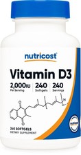 Nutricost Vitamin D3 2000 iu