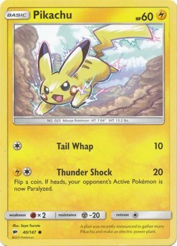 Pikachu 147 sun moon - pikachu, 40/147