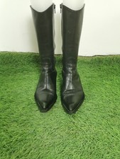 LAVORAZIONE ARTIGIANALE STIVALI STIVALETTO CAMPEROS DONNA NR 35 COLORE NERO 