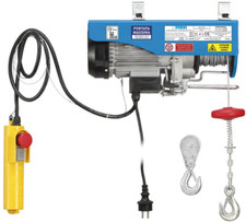 PARANCO ARGANO VERRICELLO ELETTRICO SOLLEVATORE CARICHI 200 / 400 KG TELECOMANDO
