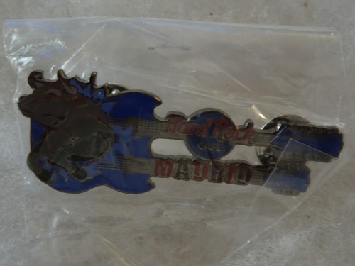 Hard rock cafe pin madrid - cafe, blu