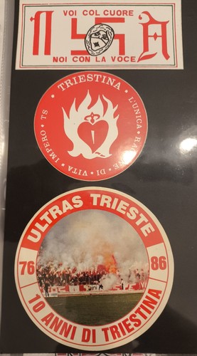 Adesivi ultras triestina - adesivi,