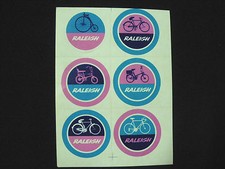 Set rotondo blu rosa adesivi - blu,