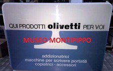OLIVETTI CASSONETTO INSEGNA PUBBLICITARIA POST M1 ANNI SESSANTA