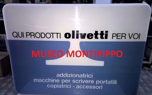 Olivetti cassonetto insegna - olivetti,