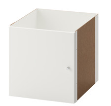 IKEA KALLAX Inserto con anta, Bianco, 33x33 cm, 12 63/64" x 12 63/64", NUOVO