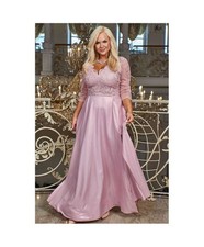 Abito  Cerimonia  con Manica e corpetto in pizzo - Carmen