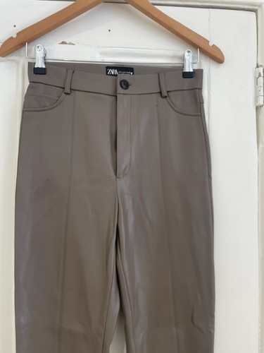 Pantalone skinny zara marrone - skinny,