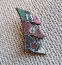 Spilla Distintivo Asse Tripartito Medaglia Italia Germania Giappone Guerra Patto