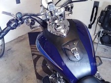 TRIUMPH AMERICA (02-15) SPEEDMASTER (03-15) PELLE SERBATOIO PAD PANNELLO COPRI REGGISENO BIB