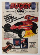 Pubblicita' Gig Nikko Buggy Hurricane Advertising Originale Vintage 1988 (T2)